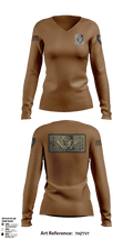 1438th CTC 15112391 Women's Long Sleeve V-neck Shirt - 2