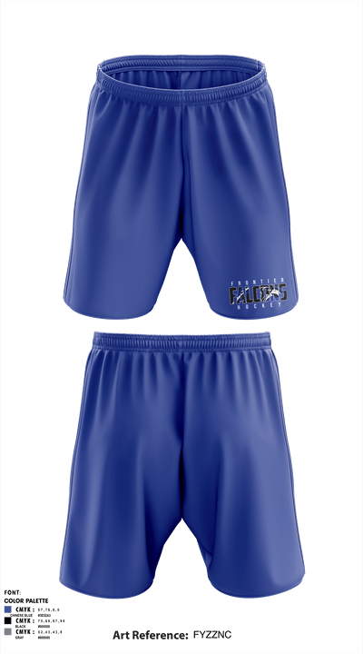 Frontier Central Hockey 50669255 Athletic Shorts With Pockets - 2 (1)