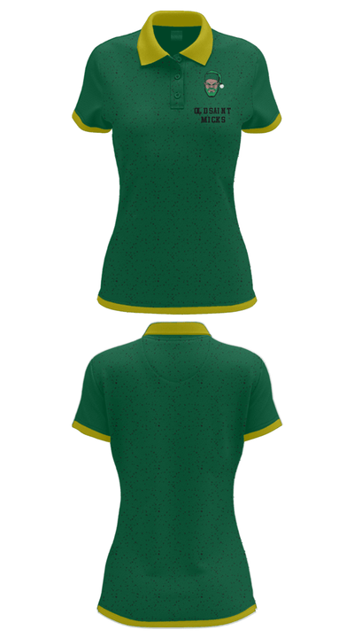 Old Saint Micks 80078963 Women's Short Sleeve Performance Polo  - 31