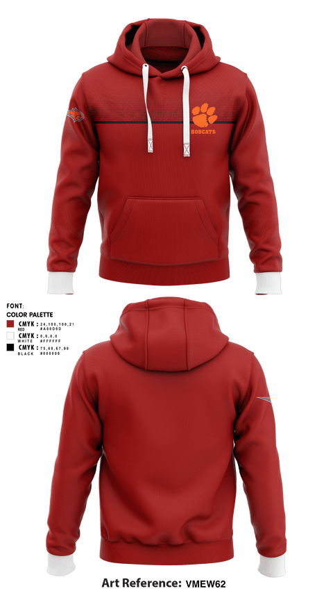 Hoodie, Bobcats, Cross Country, Teamtime, Team time, sublimation, custom sports apparel, team uniforms, spirit wear, spiritwear, sports uniforms, custom shirts, team store, custom team store, fundraiser sports, apparel fundraiser