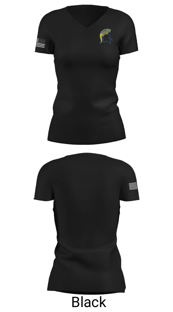 Women's Short Sleeve Vneck Shirt, Pinole Valley High School Volleyball, Women's Volleyball, Teamtime, Team time, sublimation, custom sports apparel, team uniforms, spirit wear, spiritwear, sports uniforms, custom shirts, team store, custom team store, fundraiser sports, apparel fundraiser