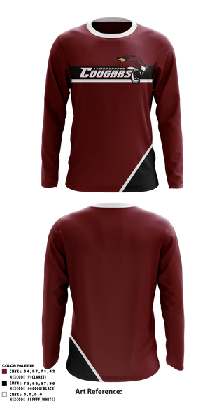Long Sleeve Performance Shirt, Lehigh Carbon Community College, Spirit Store, Teamtime, Team time, sublimation, custom sports apparel, team uniforms, spirit wear, spiritwear, sports uniforms, custom shirts, team store, custom team store, fundraiser sports, apparel fundraiser