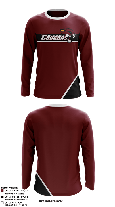 Lehigh Carbon Community College 17953281 Long Sleeve Performance Shirt - 1