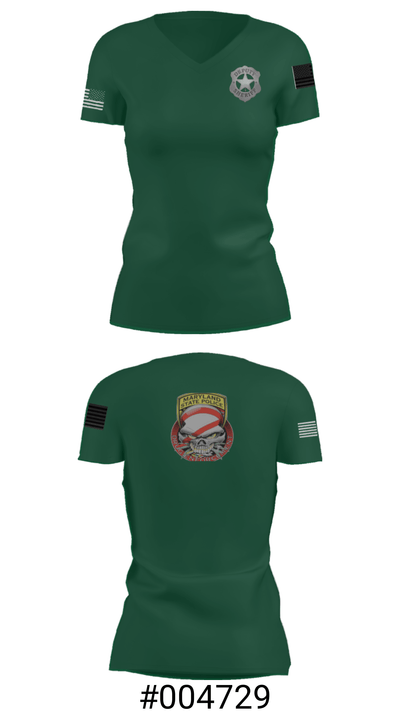 Deputy 71188083 Women's Short Sleeve V-neck Shirt - 4
