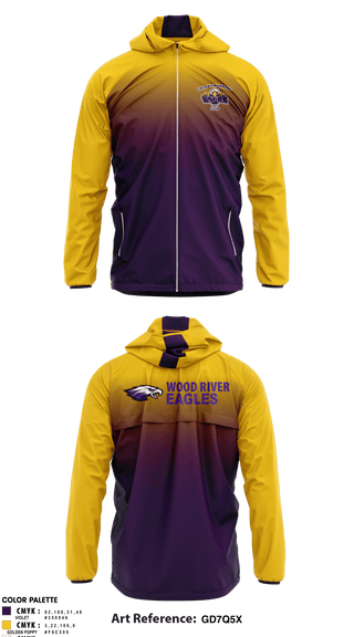 Windbreaker, Wood River High School Cheer, Cheer, Teamtime, Team time, sublimation, custom sports apparel, team uniforms, spirit wear, spiritwear, sports uniforms, custom shirts, team store, custom team store, fundraiser sports, apparel fundraiser