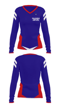 Utica Academy of Science Charter School (High School) Soccer 7233794 Women's Long Sleeve V-neck Shirt - 18