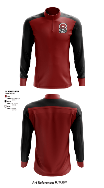 Swink High School 11493254 Quarter Zip Jacket - 1