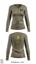 MCES 54874051 Women's Long Sleeve V-neck Shirt - 3