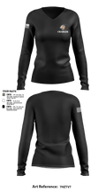 CHARGER 78104476 Women's Long Sleeve V-neck Shirt - 3