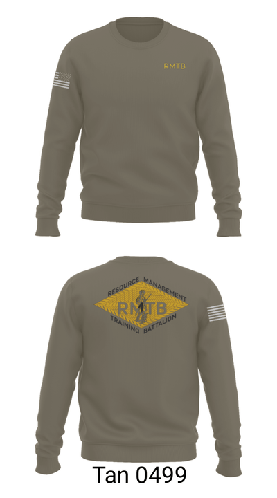 Resource Management Training Battalion 37478088 Crew Neck Sweatshirt - 11