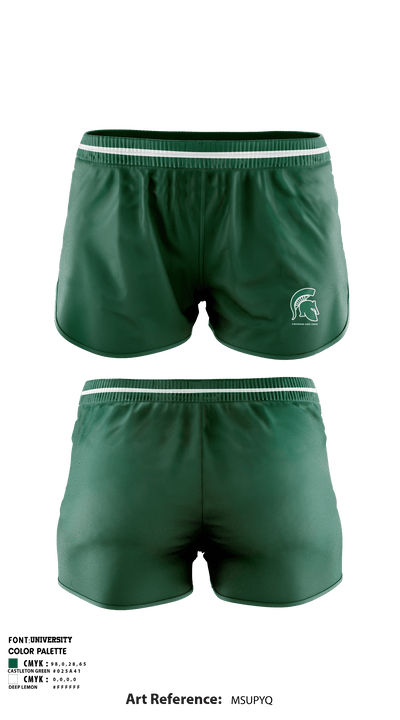 Pinconning Area High School Cheer 85979168 Women's Shorts - 1