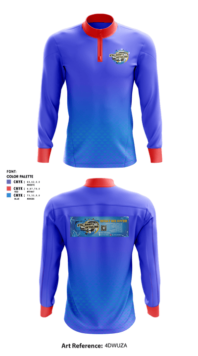 DG’s SHINY DETAILING LLC 41357524 Quarter Zip Jacket - 1