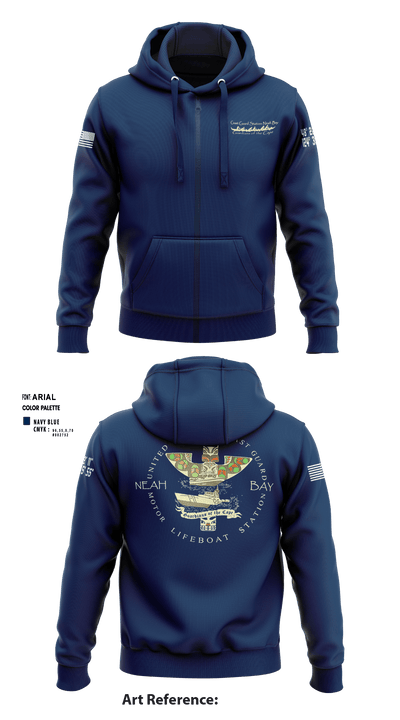 USCG STATION NEAH BAY 8595020 Zip Hoodie - 1