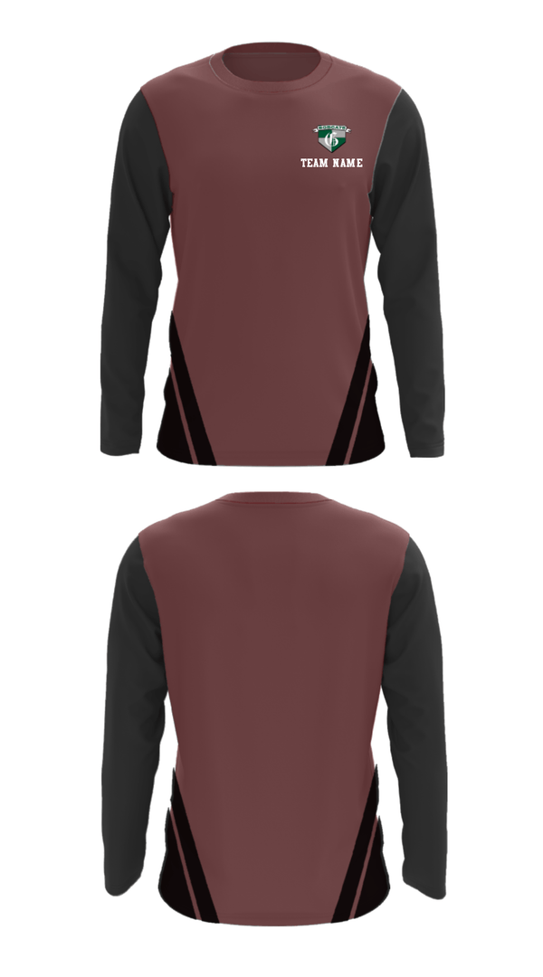 Long Sleeve Performance Shirt, Brookland-Cayce High School Basketball, Women's Basketball, Teamtime, Team time, sublimation, custom sports apparel, team uniforms, spirit wear, spiritwear, sports uniforms, custom shirts, team store, custom team store, fundraiser sports, apparel fundraiser