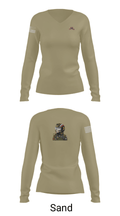 B Co., 326 BEB, 1 BCT, 101st ABN DIV (AASLT) 89125861 Women's Long Sleeve V-neck Shirt - 42