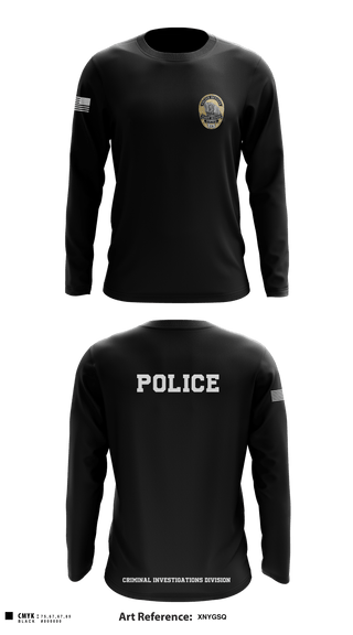Long Sleeve Performance Shirt, POLICE CRIMINAL INVESTIGATIONS DIVISION, , Teamtime, Team time, sublimation, custom sports apparel, team uniforms, spirit wear, spiritwear, sports uniforms, custom shirts, team store, custom team store, fundraiser sports, apparel fundraiser