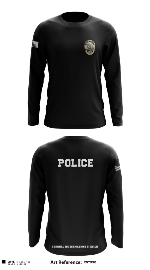 Long Sleeve Performance Shirt, POLICE CRIMINAL INVESTIGATIONS DIVISION, , Teamtime, Team time, sublimation, custom sports apparel, team uniforms, spirit wear, spiritwear, sports uniforms, custom shirts, team store, custom team store, fundraiser sports, apparel fundraiser