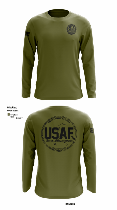 611 CES 65338274 Long Sleeve Performance Shirt - 3