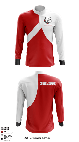 Quarter Zip Jacket, Mcpherson College, Spirit Store, Teamtime, Team time, sublimation, custom sports apparel, team uniforms, spirit wear, spiritwear, sports uniforms, custom shirts, team store, custom team store, fundraiser sports, apparel fundraiser