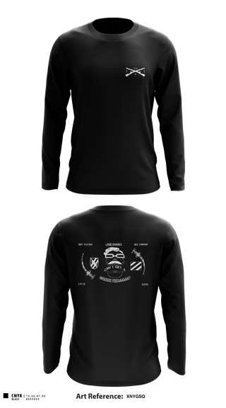 Long Sleeve Performance Shirt, 1st PLT/Able Co/3-121 IN, Army, Teamtime, Team time, sublimation, custom sports apparel, team uniforms, spirit wear, spiritwear, sports uniforms, custom shirts, team store, custom team store, fundraiser sports, apparel fundraiser