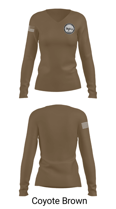 Triple Nickel Society 63011109 Women's Long Sleeve V-neck Shirt - 38