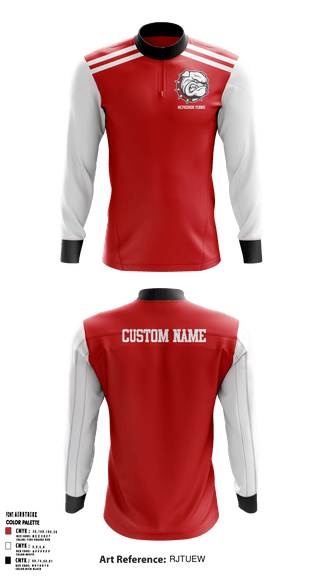 Quarter Zip Jacket, Mcpherson College, Spirit Store, Teamtime, Team time, sublimation, custom sports apparel, team uniforms, spirit wear, spiritwear, sports uniforms, custom shirts, team store, custom team store, fundraiser sports, apparel fundraiser