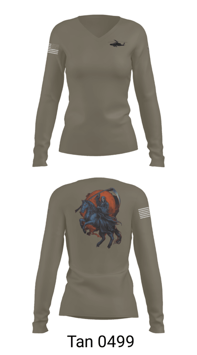 1-25AB 8360103 Women's Long Sleeve V-neck Shirt - 41