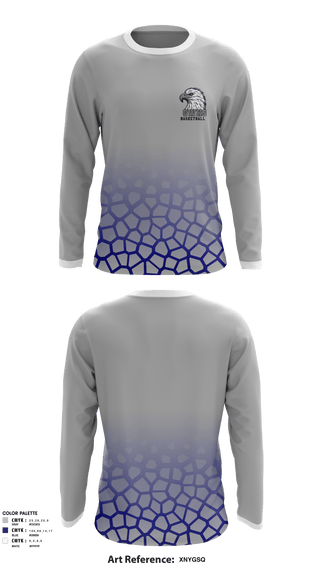 Long Sleeve Performance Shirt, George Washington High School Basketball, Men's Basketball, Teamtime, Team time, sublimation, custom sports apparel, team uniforms, spirit wear, spiritwear, sports uniforms, custom shirts, team store, custom team store, fundraiser sports, apparel fundraiser