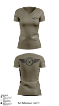 CCPD UAS Response Unit 5071310 Women's Short Sleeve V-neck Shirt - 1