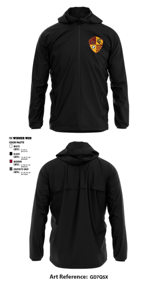 Windbreaker, Shadow Ridge High School Soccer, Men's Soccer, Teamtime, Team time, sublimation, custom sports apparel, team uniforms, spirit wear, spiritwear, sports uniforms, custom shirts, team store, custom team store, fundraiser sports, apparel fundraiser