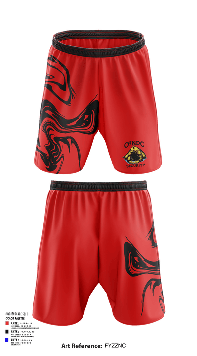 CandC security 51982823 Athletic Shorts With Pockets - 1