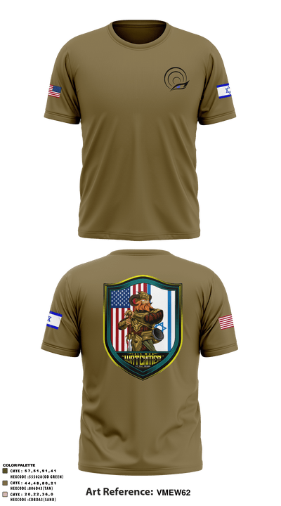 13th Missile Defense Battery 67217504 Short Sleeve Performance Shirt - 5