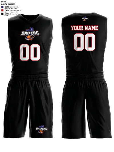 Ballers Basketball 24091710 Basketball Uniform - 4