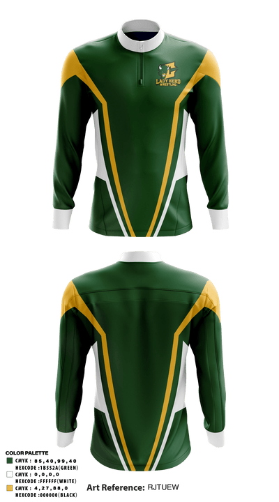Carlisle High School Wrestling 5191050 Quarter Zip Jacket - 3