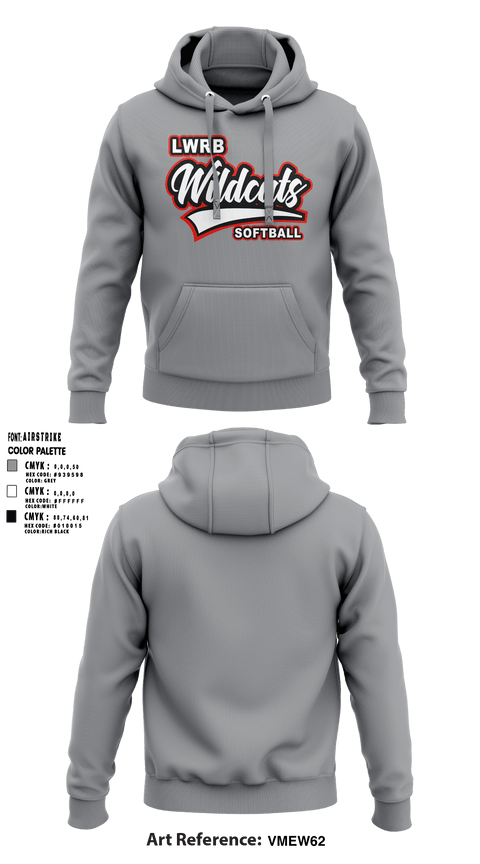 Hoodie, Lowpoint-Washburn Junior High School Softball, Softball, Teamtime, Team time, sublimation, custom sports apparel, team uniforms, spirit wear, spiritwear, sports uniforms, custom shirts, team store, custom team store, fundraiser sports, apparel fundraiser