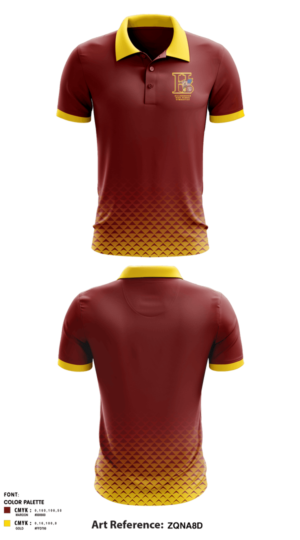 Short Sleeve Performance Polo, Hillsborough High School Gymnastics, Spirit Store, Teamtime, Team time, sublimation, custom sports apparel, team uniforms, spirit wear, spiritwear, sports uniforms, custom shirts, team store, custom team store, fundraiser sports, apparel fundraiser
