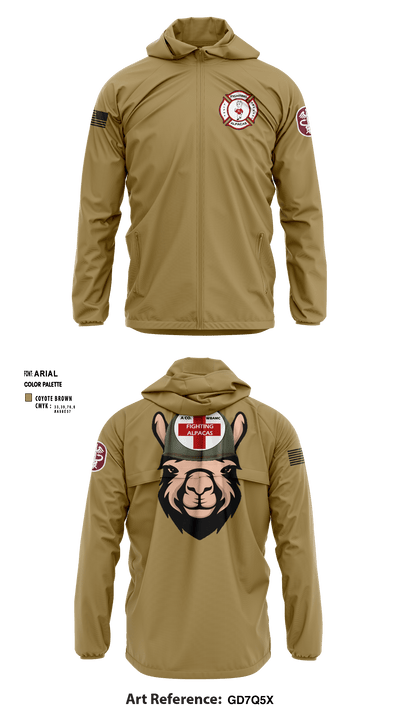 Alpha Company, WBAMC 94187438 Windbreaker - 8