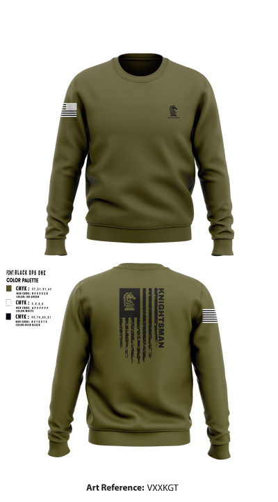 Knightsman 97766827 Crew Neck Sweatshirt - 1