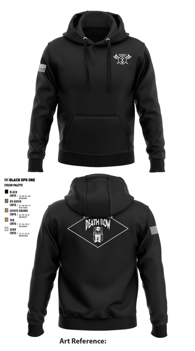 2ND PLT B CO 1-67AR 75629635 Hoodie - 1