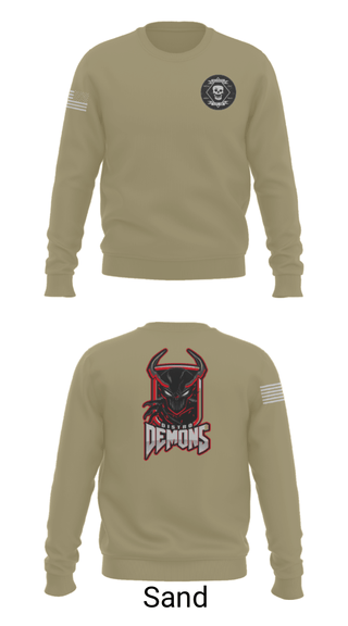 Crew Neck Sweatshirt, , Army, Teamtime, Team time, sublimation, custom sports apparel, team uniforms, spirit wear, spiritwear, sports uniforms, custom shirts, team store, custom team store, fundraiser sports, apparel fundraiser