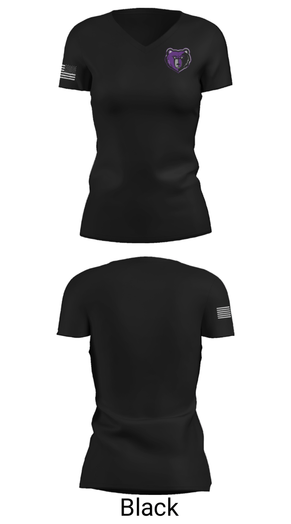 Women's Short Sleeve Vneck Shirt, Rocky Mountain High School Volleyball, Women's Volleyball, Teamtime, Team time, sublimation, custom sports apparel, team uniforms, spirit wear, spiritwear, sports uniforms, custom shirts, team store, custom team store, fundraiser sports, apparel fundraiser