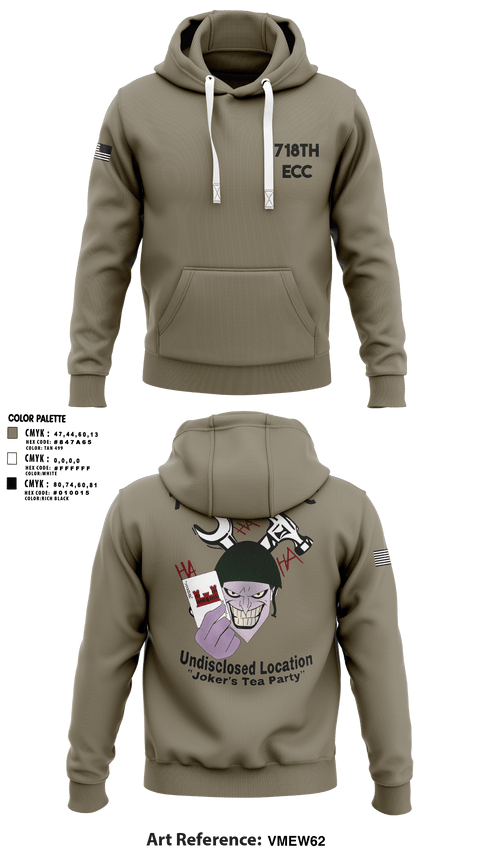 Hoodie, 718th Engineering Company, Army, Teamtime, Team time, sublimation, custom sports apparel, team uniforms, spirit wear, spiritwear, sports uniforms, custom shirts, team store, custom team store, fundraiser sports, apparel fundraiser