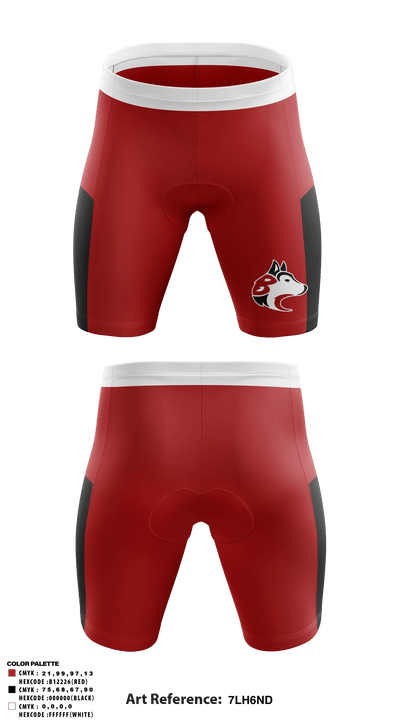 Benzie Central High School Wrestling 6539226 Men's Compression Shorts - 1