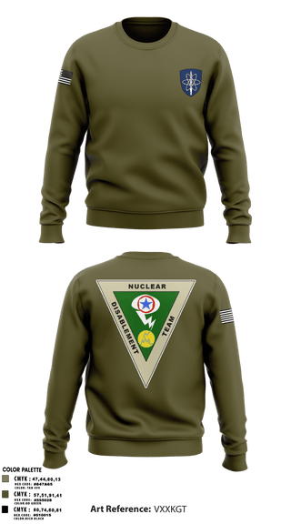 Crew Neck Sweatshirt, , Army, Teamtime, Team time, sublimation, custom sports apparel, team uniforms, spirit wear, spiritwear, sports uniforms, custom shirts, team store, custom team store, fundraiser sports, apparel fundraiser