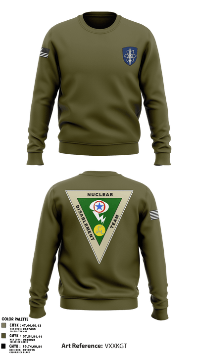 Nuclear Disablement Team 21416676 Crew Neck Sweatshirt - 59