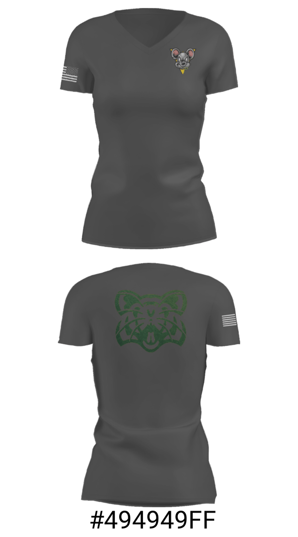 Women's Short Sleeve Vneck Shirt, Huron High School Golf, Golf, Teamtime, Team time, sublimation, custom sports apparel, team uniforms, spirit wear, spiritwear, sports uniforms, custom shirts, team store, custom team store, fundraiser sports, apparel fundraiser