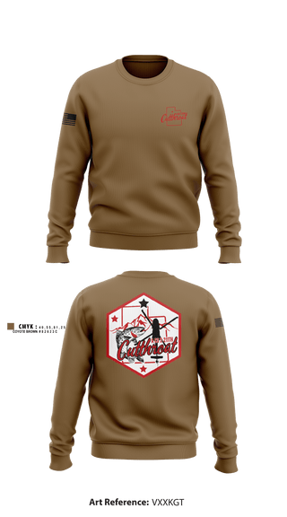 Crew Neck Sweatshirt, , Army, Teamtime, Team time, sublimation, custom sports apparel, team uniforms, spirit wear, spiritwear, sports uniforms, custom shirts, team store, custom team store, fundraiser sports, apparel fundraiser