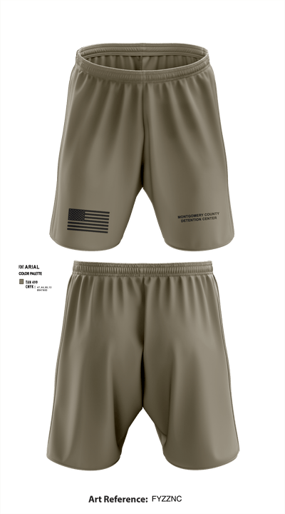 Montgomery County Detention Center 84583127 Athletic Shorts With Pockets - 4