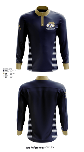 Quarter Zip Jacket, Alexander Central High School Basketball, Women's Basketball, Teamtime, Team time, sublimation, custom sports apparel, team uniforms, spirit wear, spiritwear, sports uniforms, custom shirts, team store, custom team store, fundraiser sports, apparel fundraiser