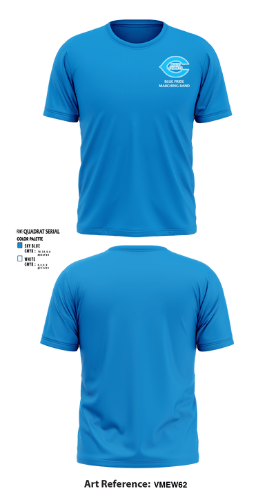 Chanute High School Band 70581105 Short Sleeve Performance Shirt - 1